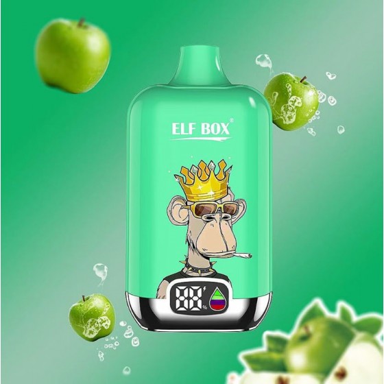ELF BOX Digital 12000 Puffs 0% 2% 3% 5% Nicotine Sell Well LED Display ...