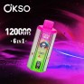 OKSO 120K 6-in-1 120000 Puffs 6 Flavor Disposable Vape Wholesale