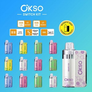 OKSO Switch Kit 50K 50000 Puffs Disposable Vape Pod Kit Wholesale
